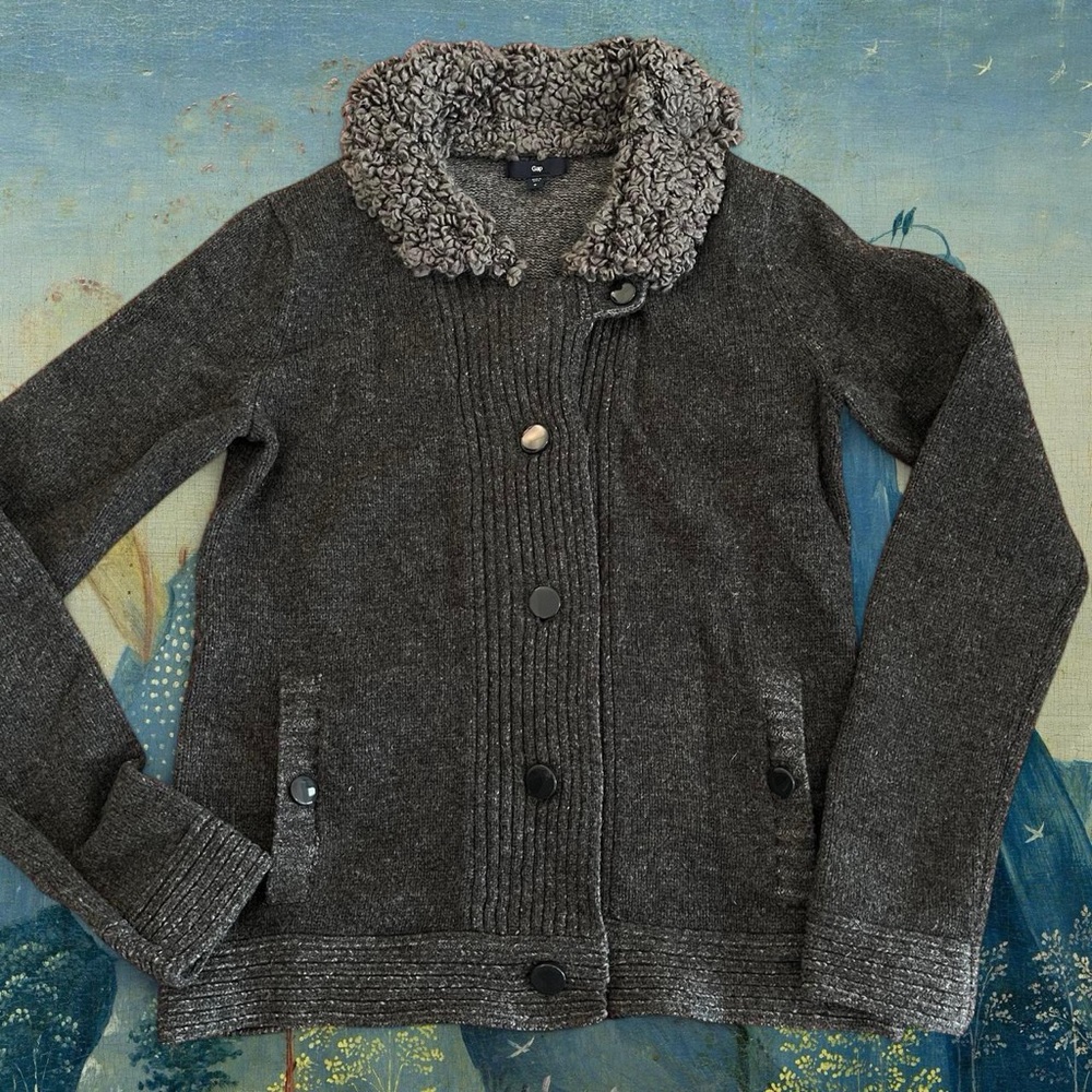 Gap fuzzy cardigan